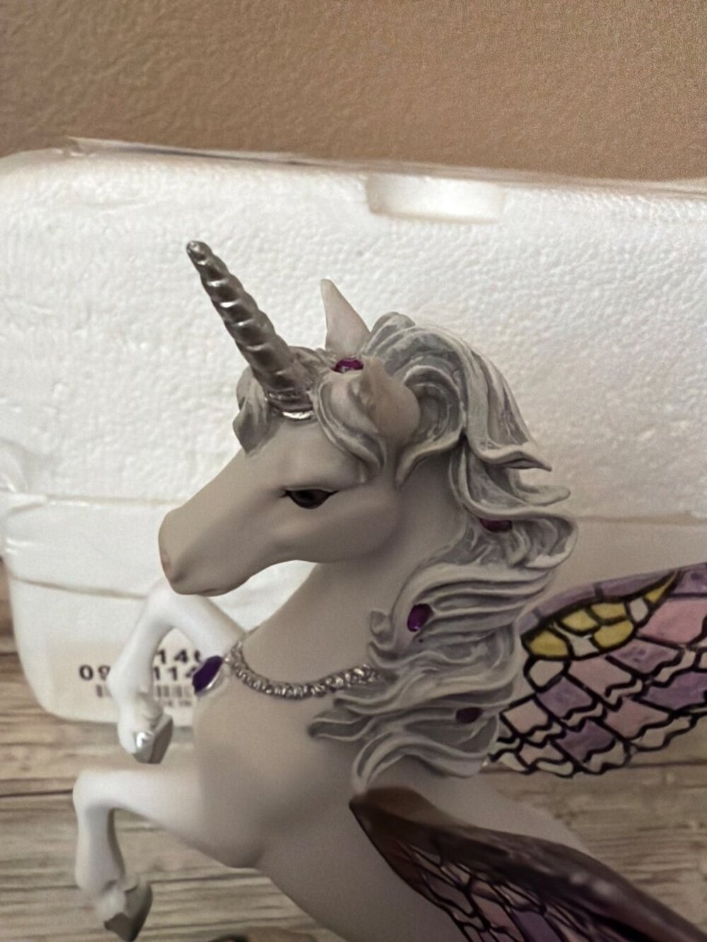 Hamilton Collection Jeweled Reflections Amethyst Splendor Unicorn w/Box & COA - Picture 15 of 16